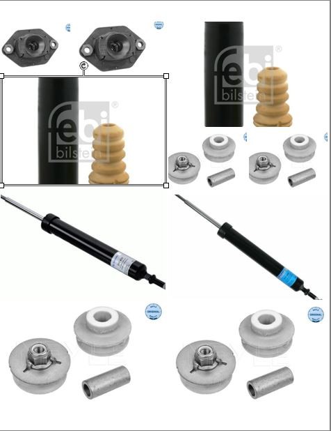 Rear Shock Absorber Repair Kit E90 E91 E92 E93 E81 E82 E87 E88