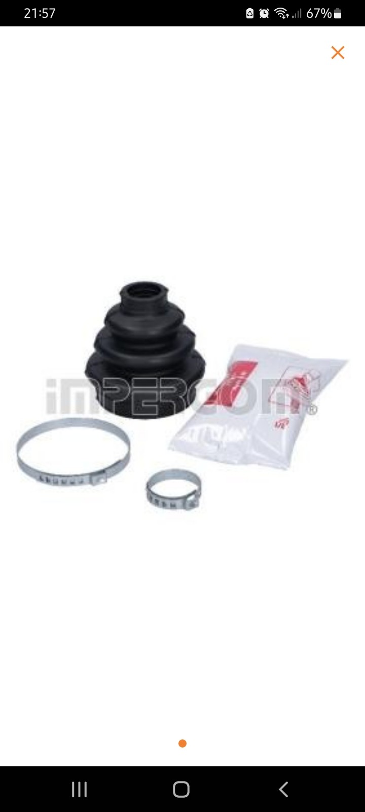 Drive Shaft Gaiter Outer E36